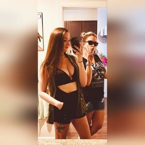 Long Tall Sally Women's Black Midi Skirt. Just My Oldest Sister And I ☺️🤗💟💟🩷